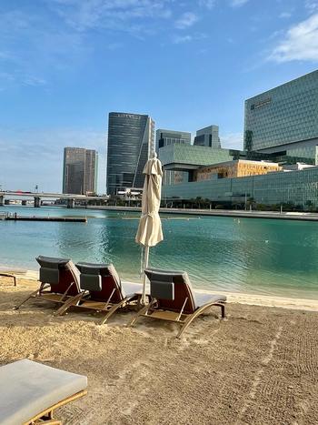 Ausblick Rotana Beach Hotel Abu Dhabi
