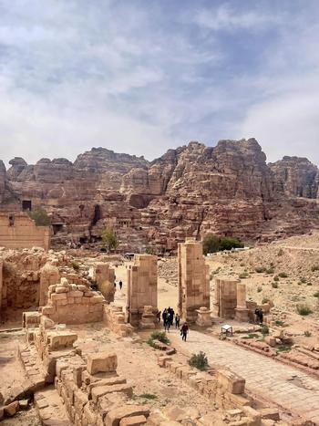 Hauptplatz von Petra